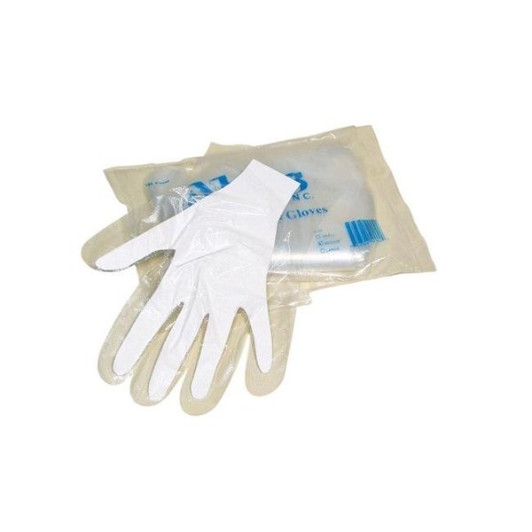 Delta Education Poly Disposable Gloves, Poly, L 070-5473
